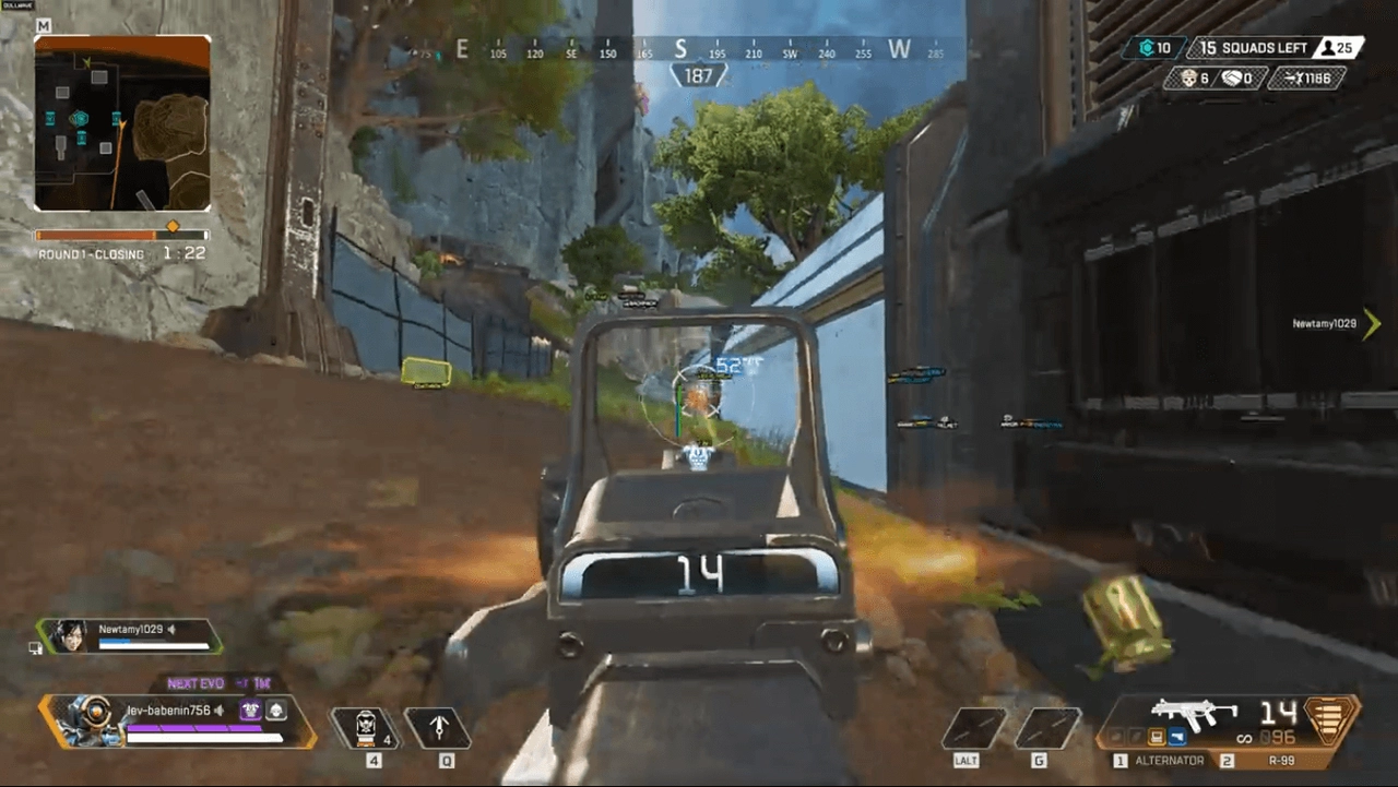 DULLWAVE Cheat-Menü, Screenshot 1