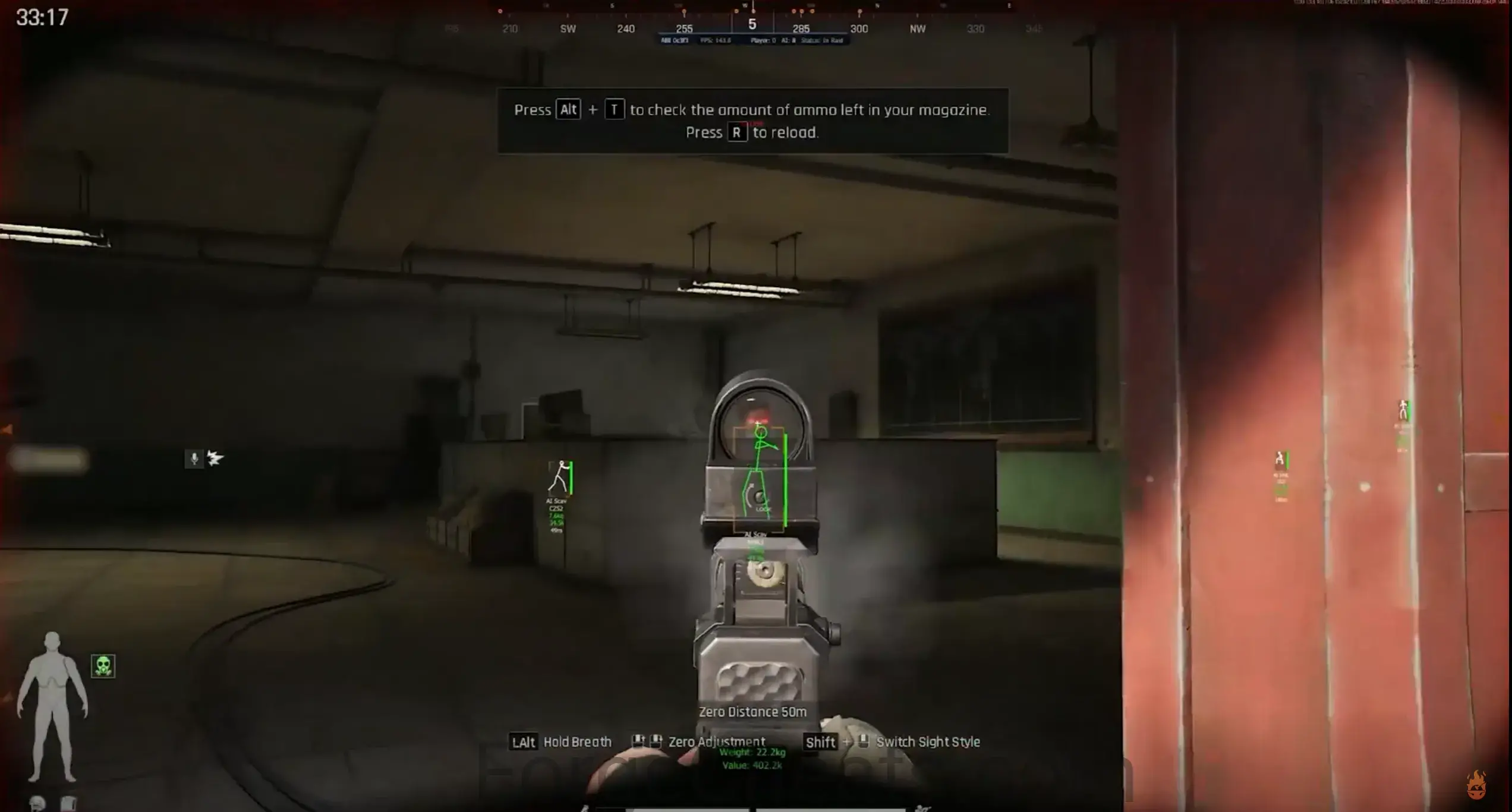 Menu do cheat REDIANT, captura 1