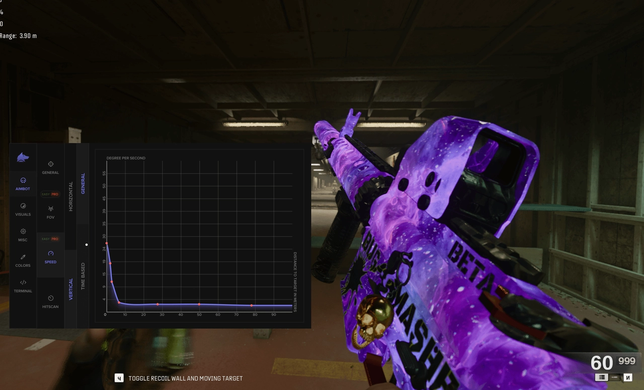 FECURITY Cheat-Menü, Screenshot 1