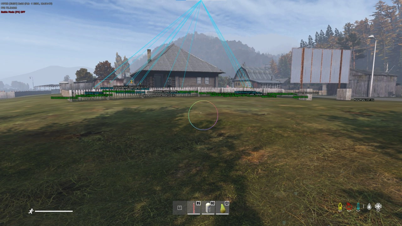 HYPER Cheat-Menü, Screenshot 1