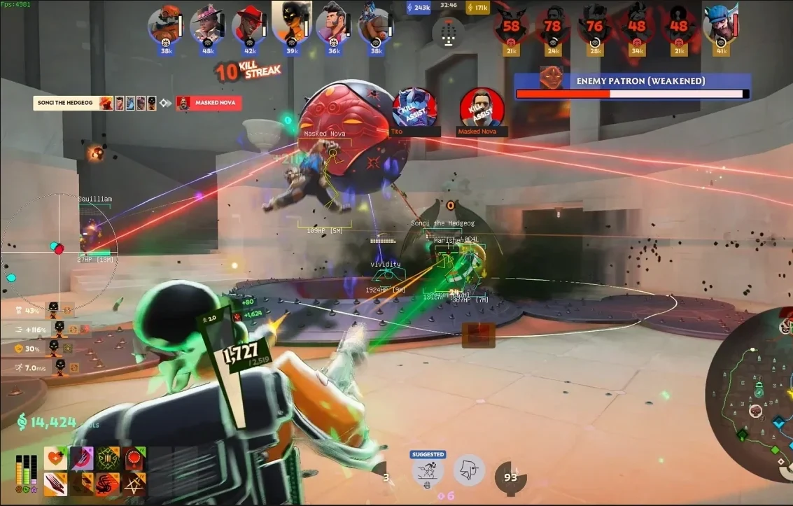 DEADLOCK CLUTCH DMA cheat menu, screenshot 1