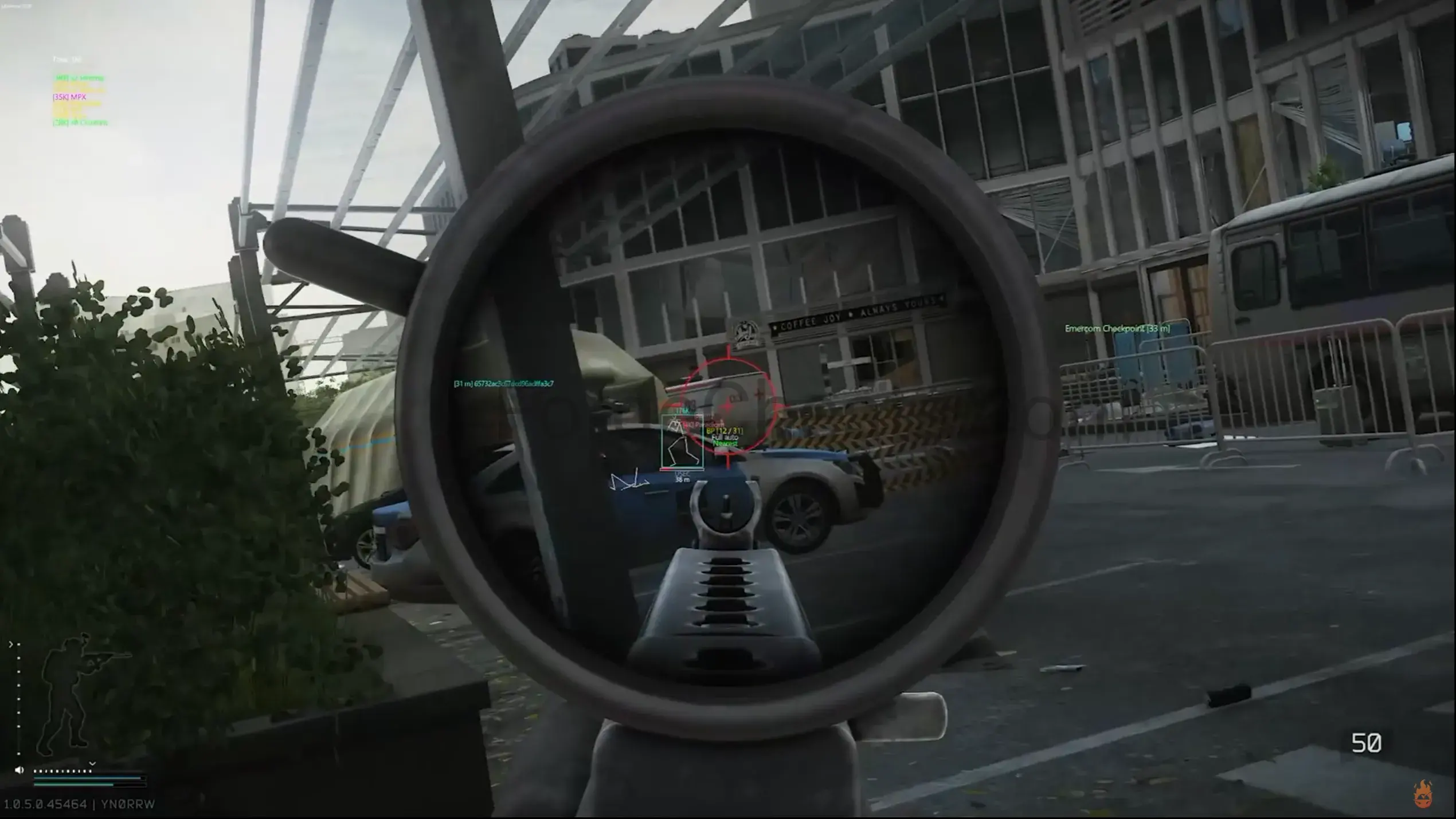 REDIANT FULL Cheat-Menü, Screenshot 1