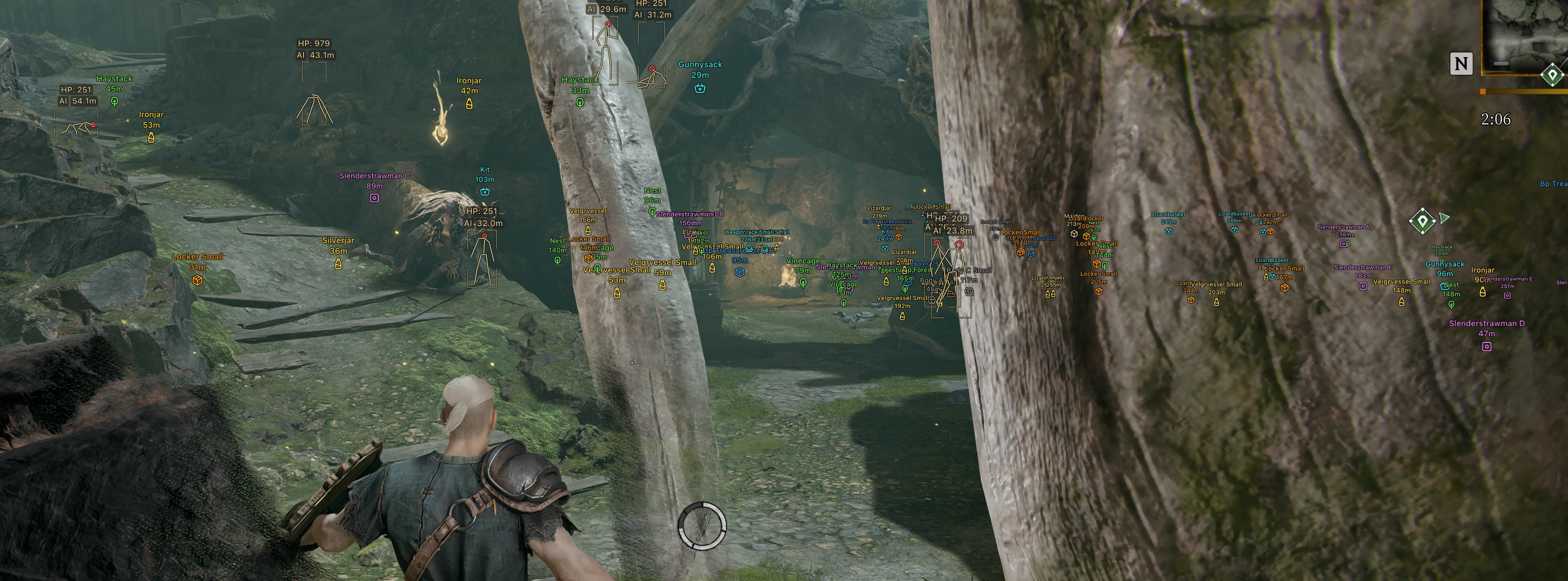 Menú del cheat ARCANE, captura 1