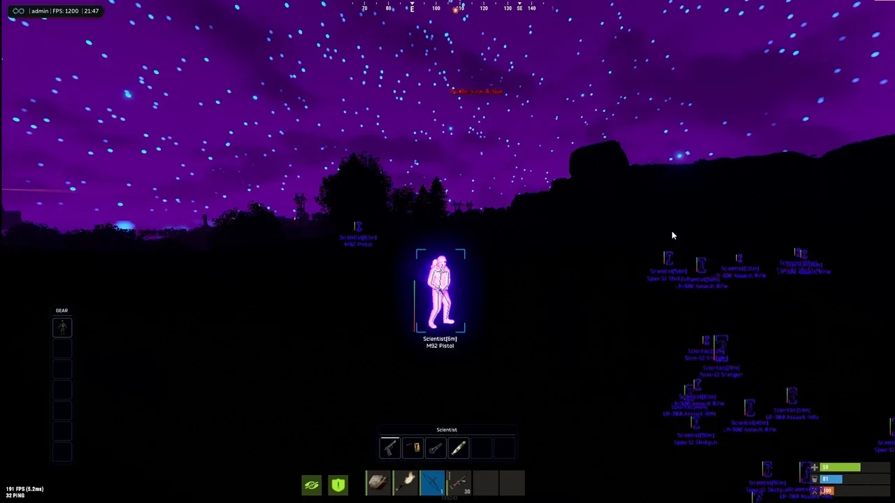 Menu du cheat LIMITLESS DMA, capture 1
