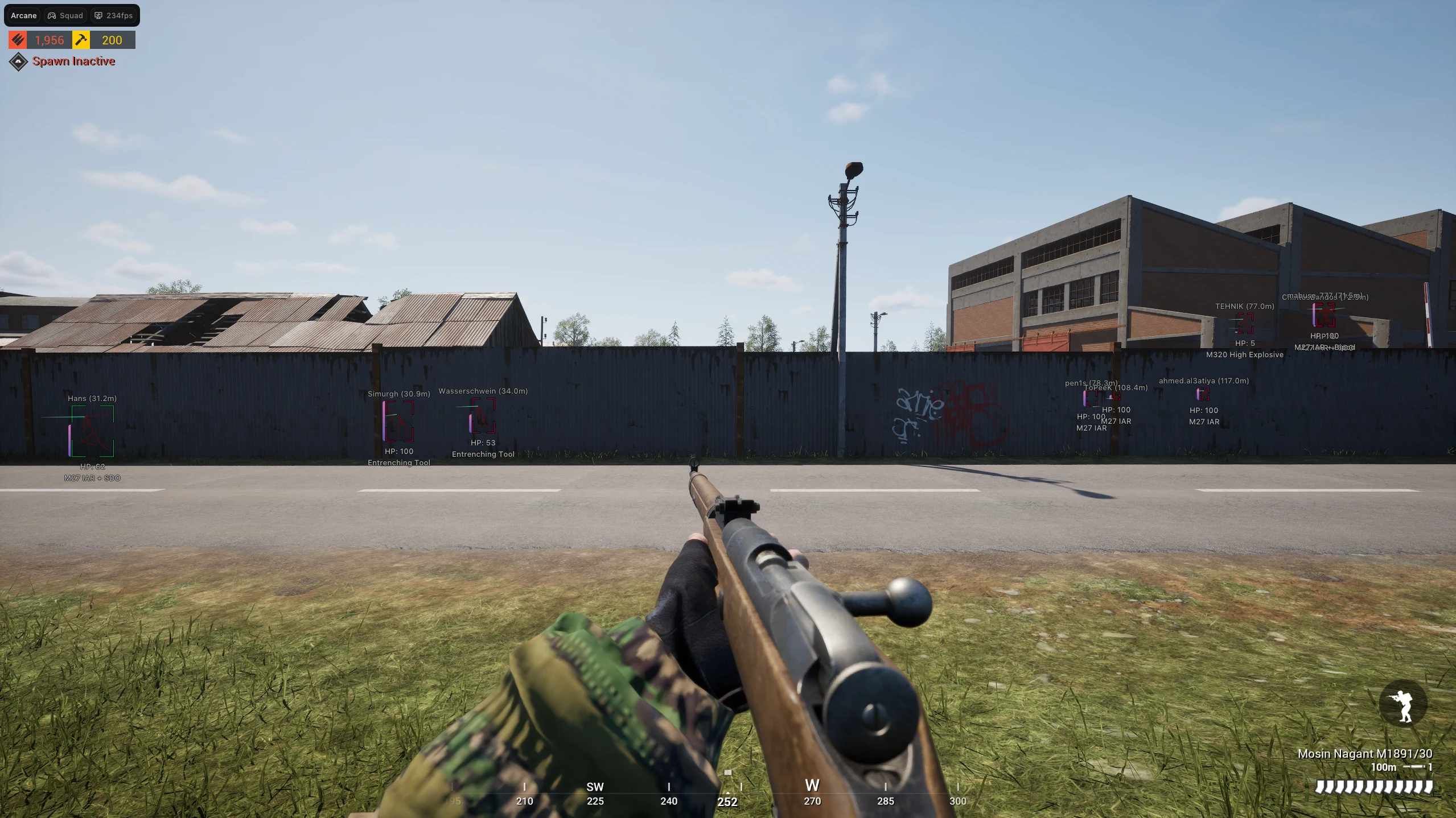 ARCANE Cheat-Menü, Screenshot 1
